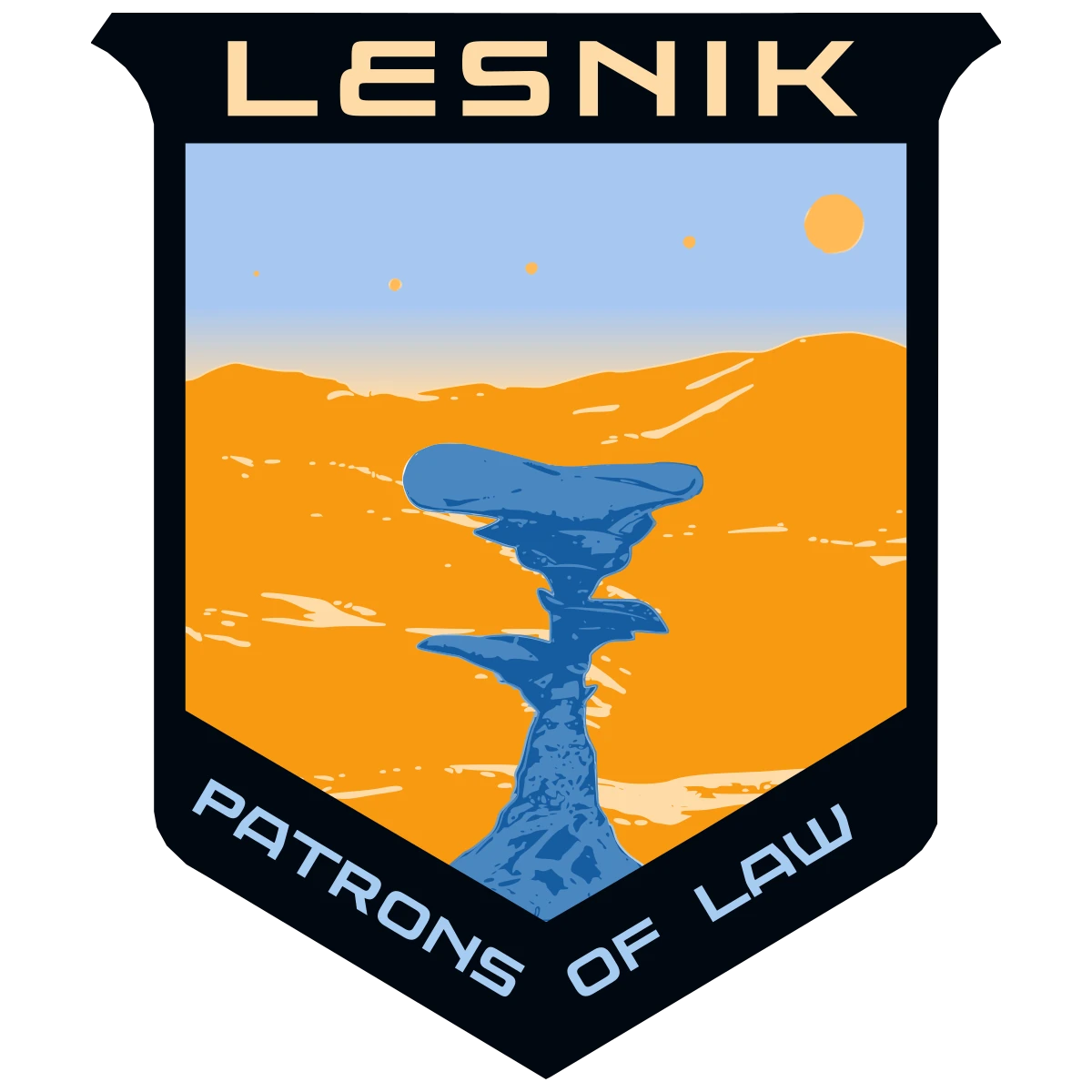 Lesnik Patrons of Law logo